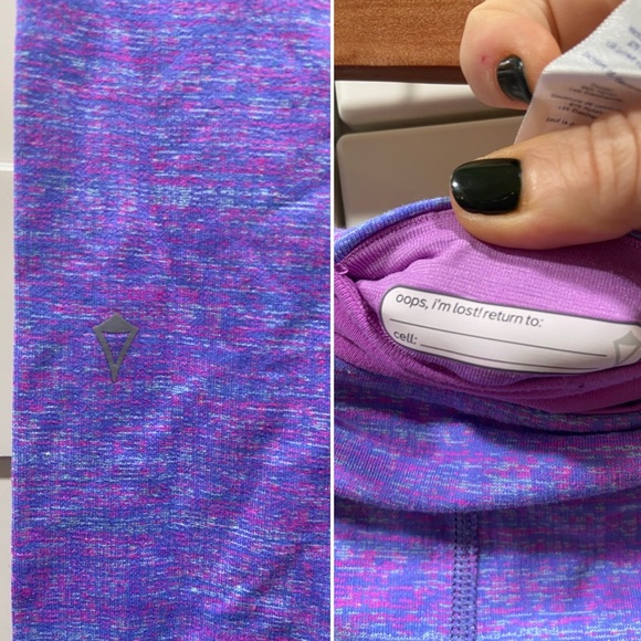 Lululemon Ivivva Rhythmic Space Dye Leggings size 14-Girls - Picture 4 of 9